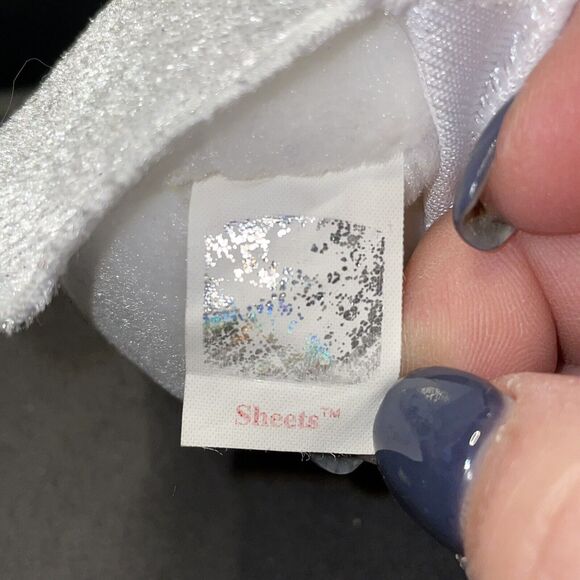 Halloween Plush Ty Beanie Spooky Ghost Sheets Hallmark Little Glimmer 8” Lot x3 - Picture 9 of 14